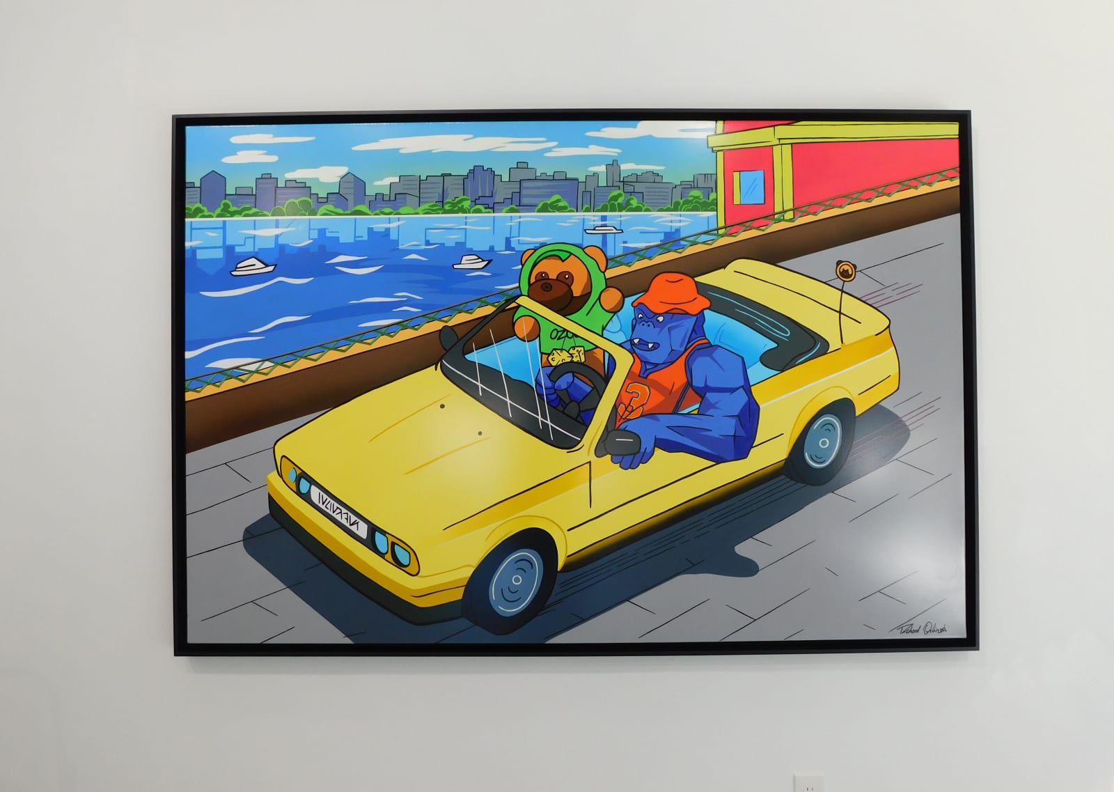 Richard Orlinski, Painting - Kong Voiture (Ozuna NFT collaboration), 2021