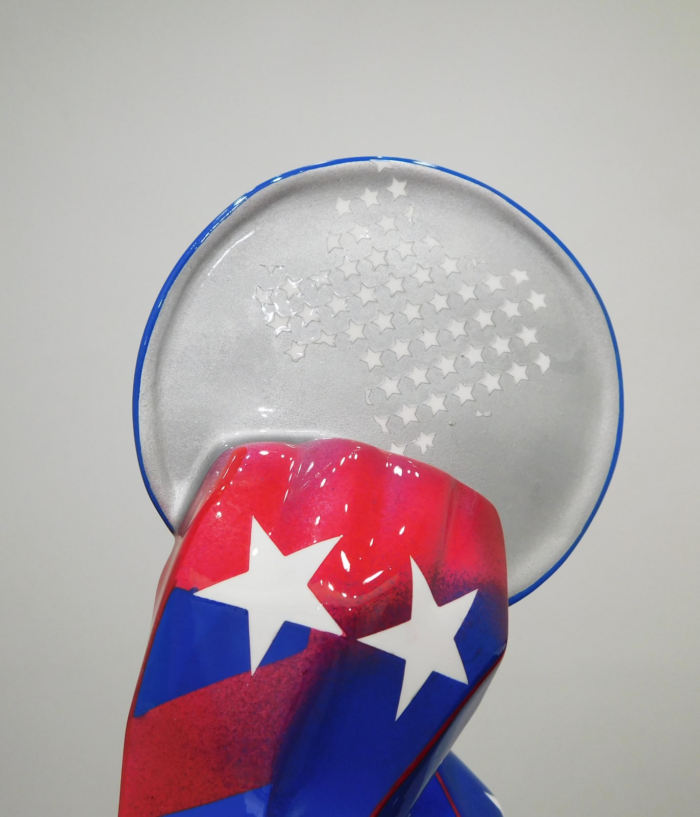 Richard Orlinski, Kong Baril Tag USA 70cm 1/1, 2022
