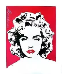 Bambi, Madonna - Red; Edition 9 of 50