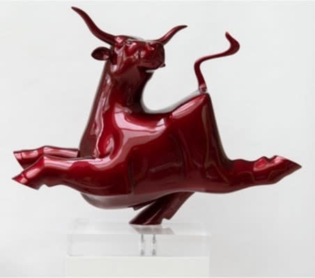 Evert den Hartog, Rennende stier