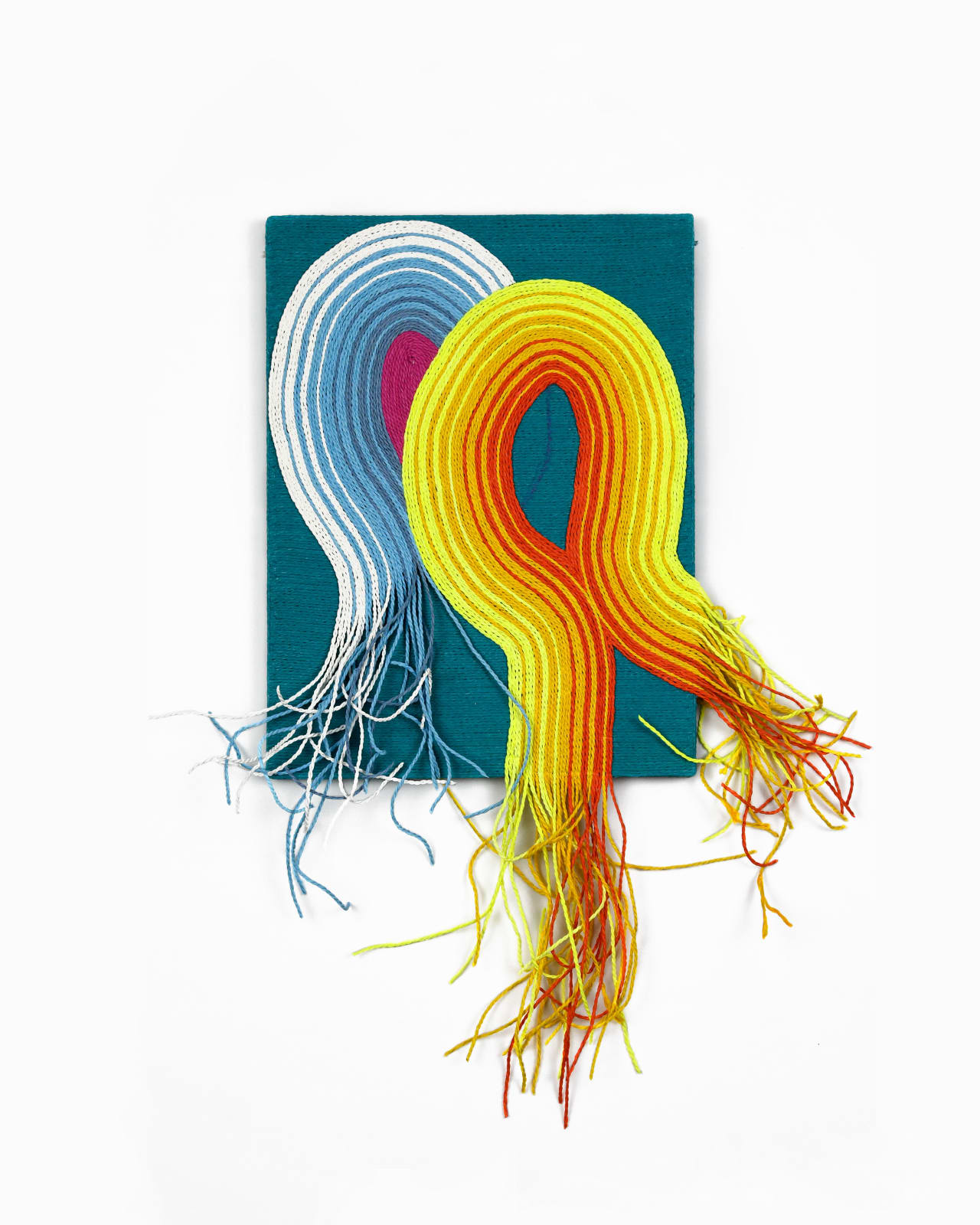 Lu Luo, Print (turquoise), 2024