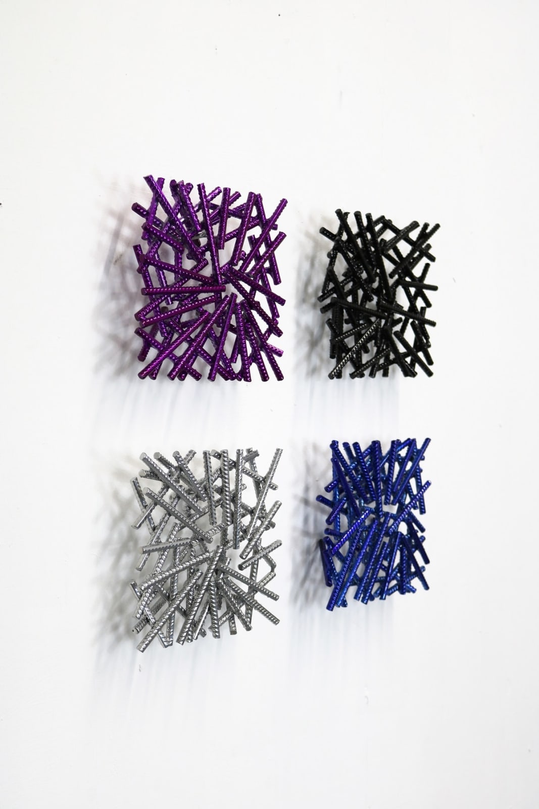 Christine Liebich, Maze Petite Dark Blue Chrome, 2020