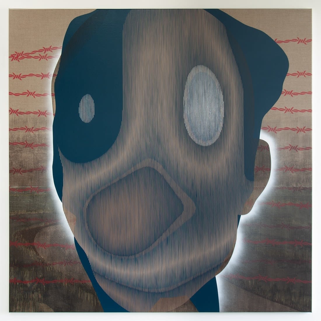 Bas Geerts, Oscar Alberto Martinez Ramirez, Trump, Barbed Wire, and the Rio Grande, 2024