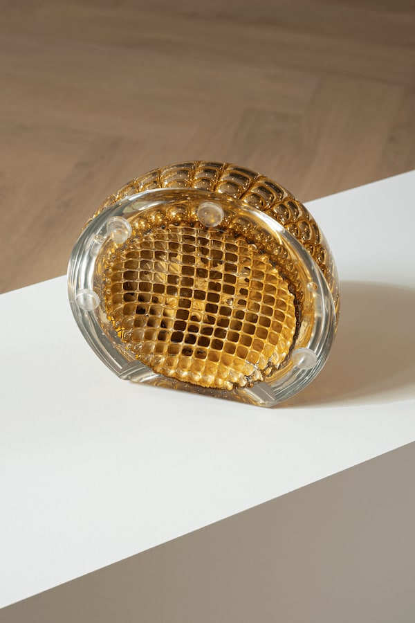 Arnout Visser, Explosion Sphere Gold (standing), 2019