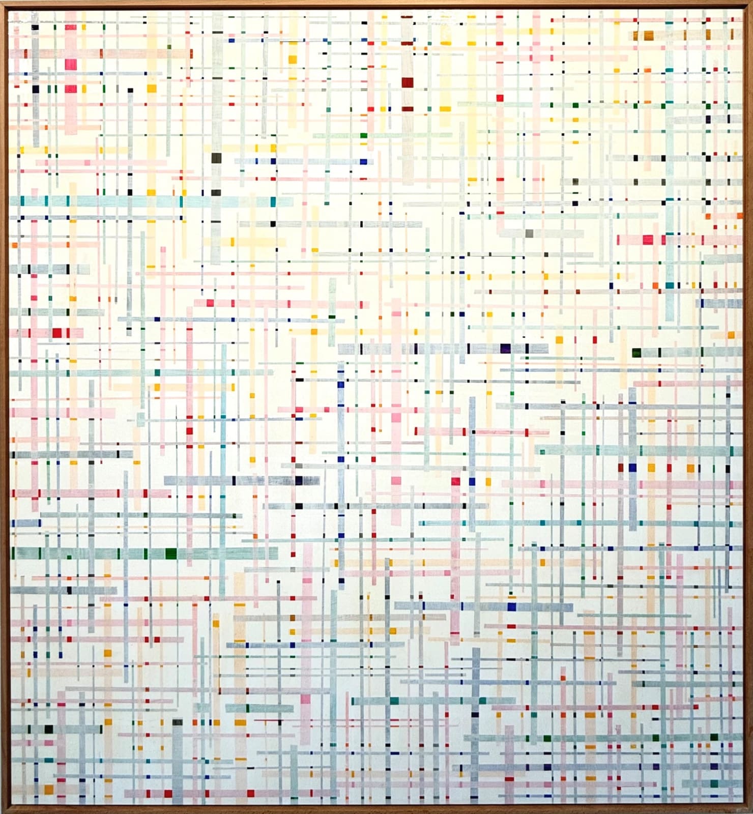 Beat Zoderer, Orthogonale Tektur No2, 2023