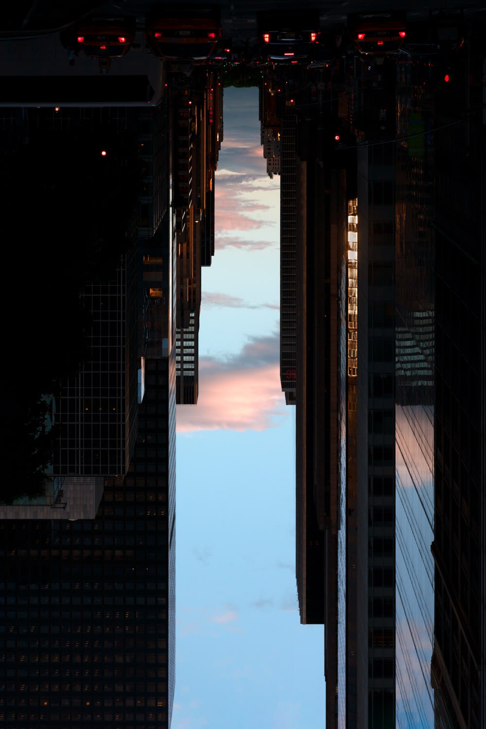 Peter Wegner, Buildings Made of Sky (Dusk to Dawn), 2024