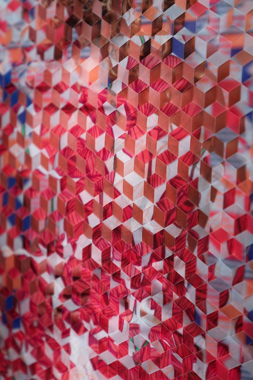 David Samuel Stern, Untitled Woven Portrait 24, 2021