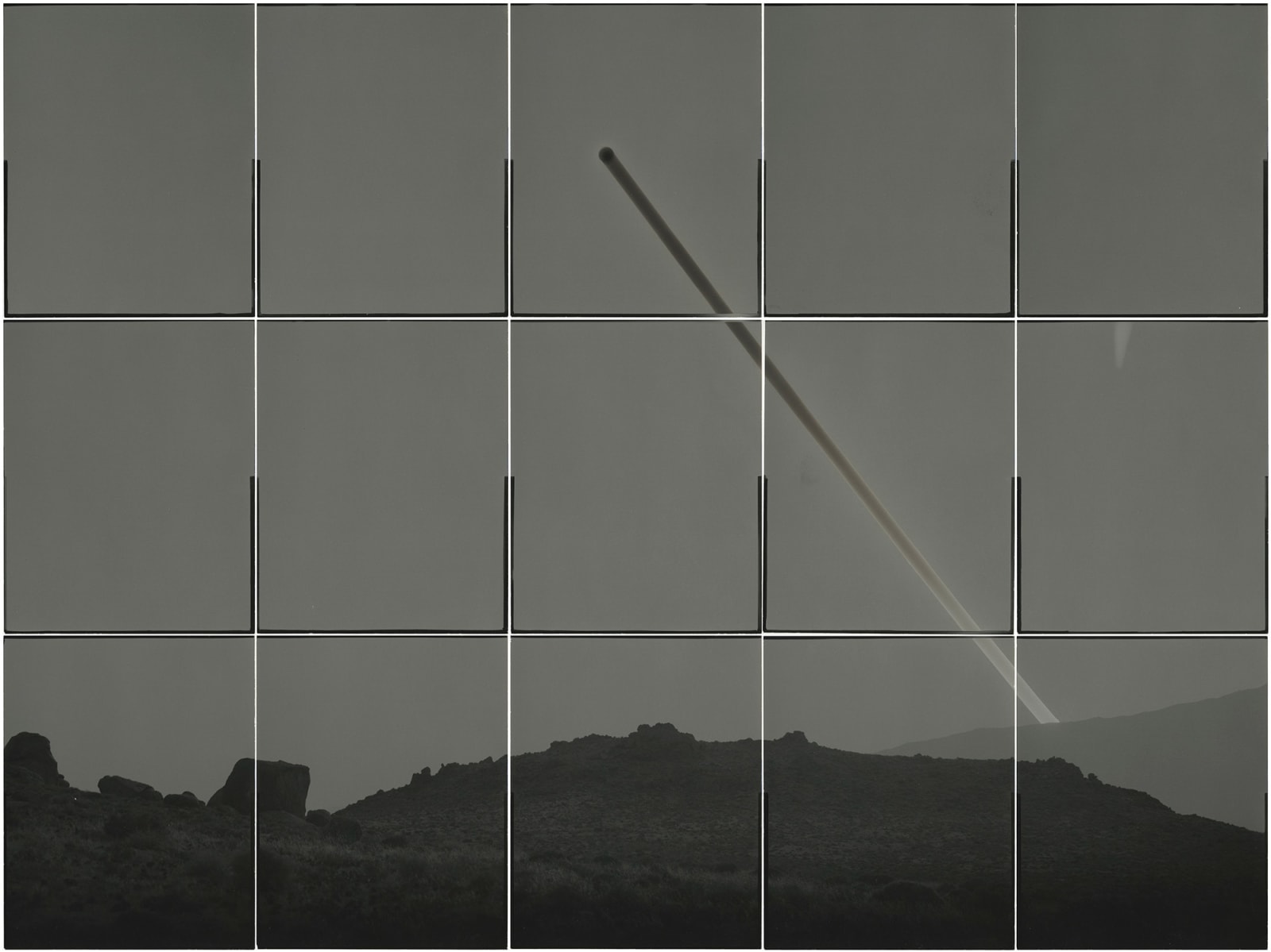 Chris McCaw, Sunburned GSP #1125 (Eastern Sierras/ wildfire smoke), 2024