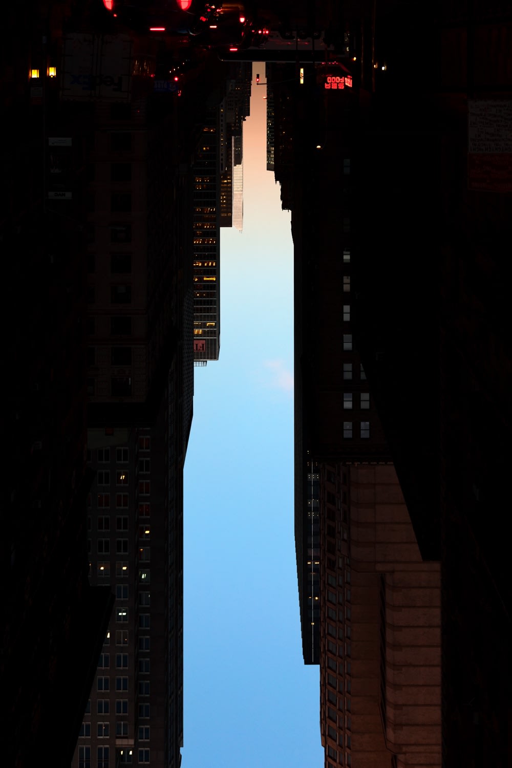 Peter Wegner, Buildings Made of Sky (Dusk to Dawn), 2024