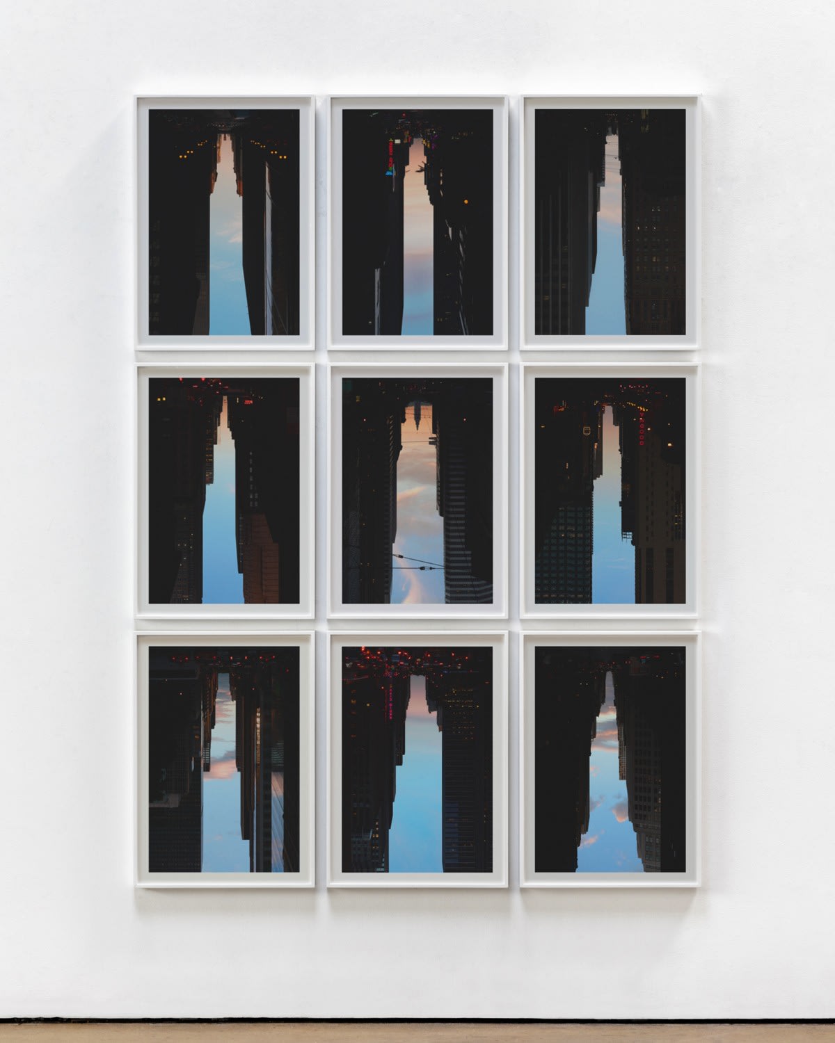 Peter Wegner, Buildings Made of Sky (Dusk to Dawn), 2024