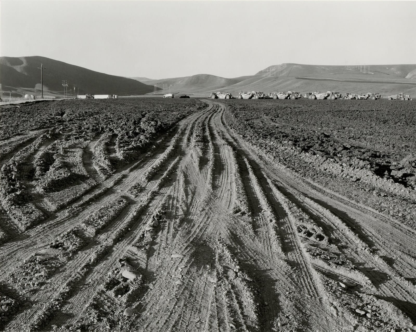Ryan McIntosh, Tire Tracks, Coral Fire, Tracy Hills, CA, 2024