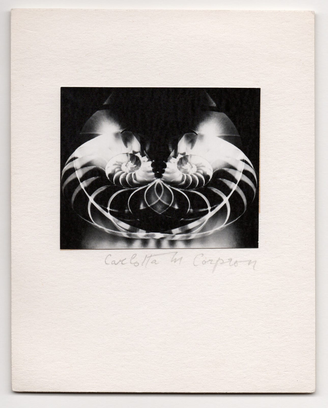 Carlotta Corpron, Chambered Nautilus, 1947