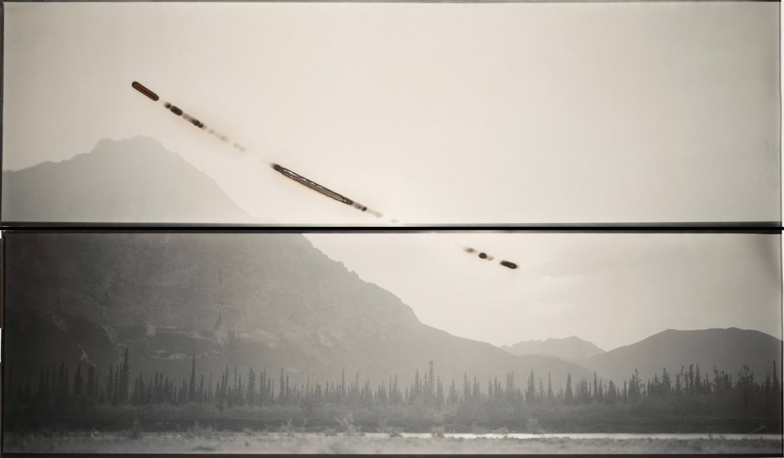 Chris McCaw, Sunburned GSP #1076 (Dietrich River, Arctic Circle, Alaska), 2015
