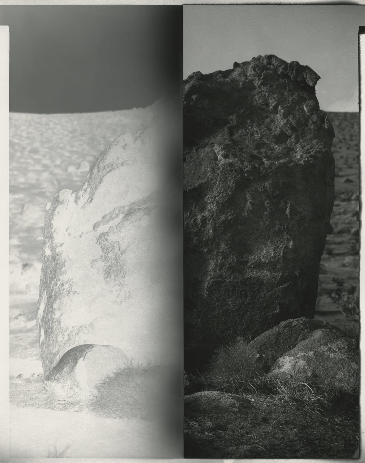 Chris McCaw, Inverse #42 (Mojave), 2023