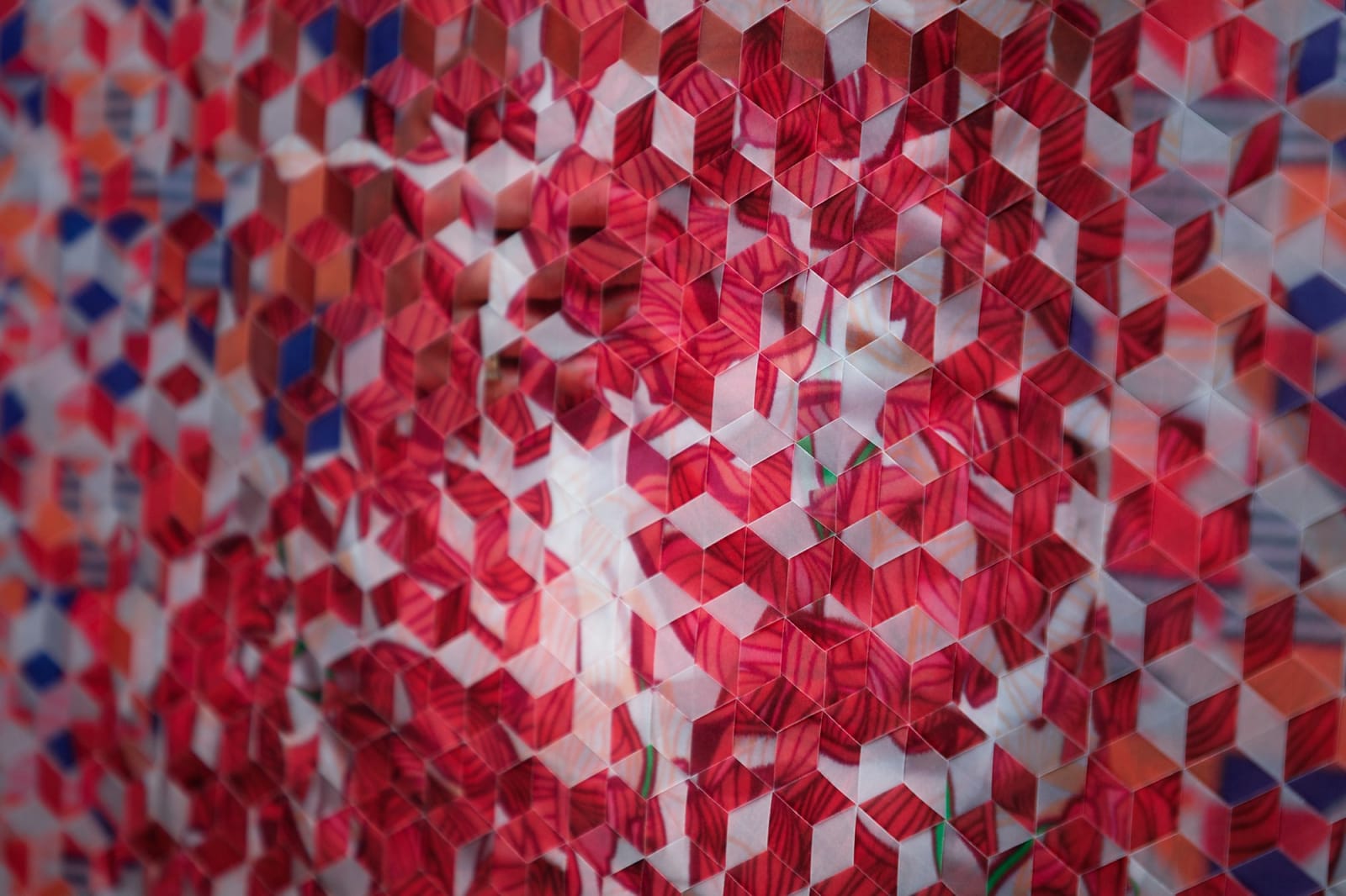 David Samuel Stern, Untitled Woven Portrait 24, 2021