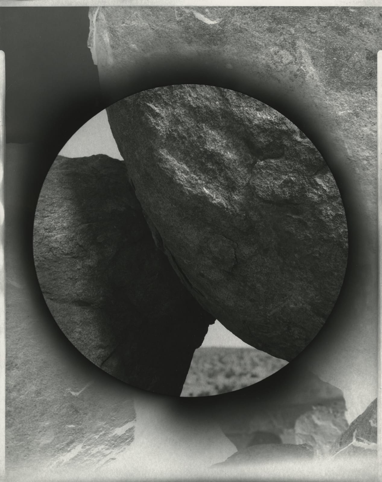 Chris McCaw, Inverse #108 (Mojave), 2024