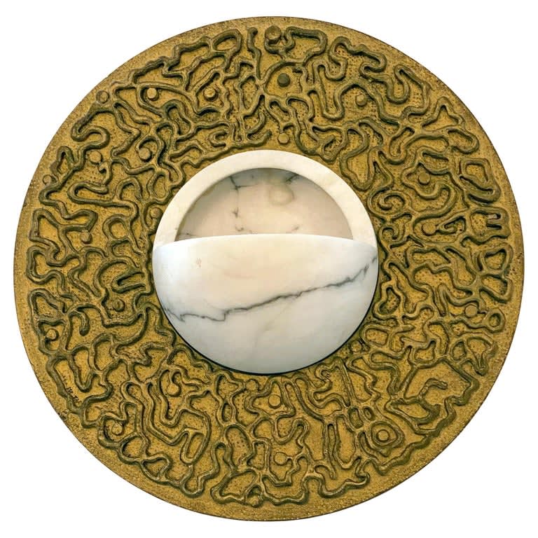 TRAVAIL ART DÉCO, Pair of Art Deco Style Sconces, Circa 1990