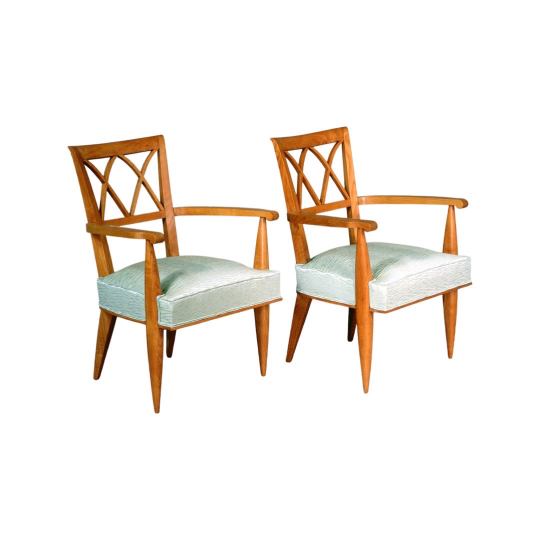 Baptistin Spade, Pair of Armchairs , 1940