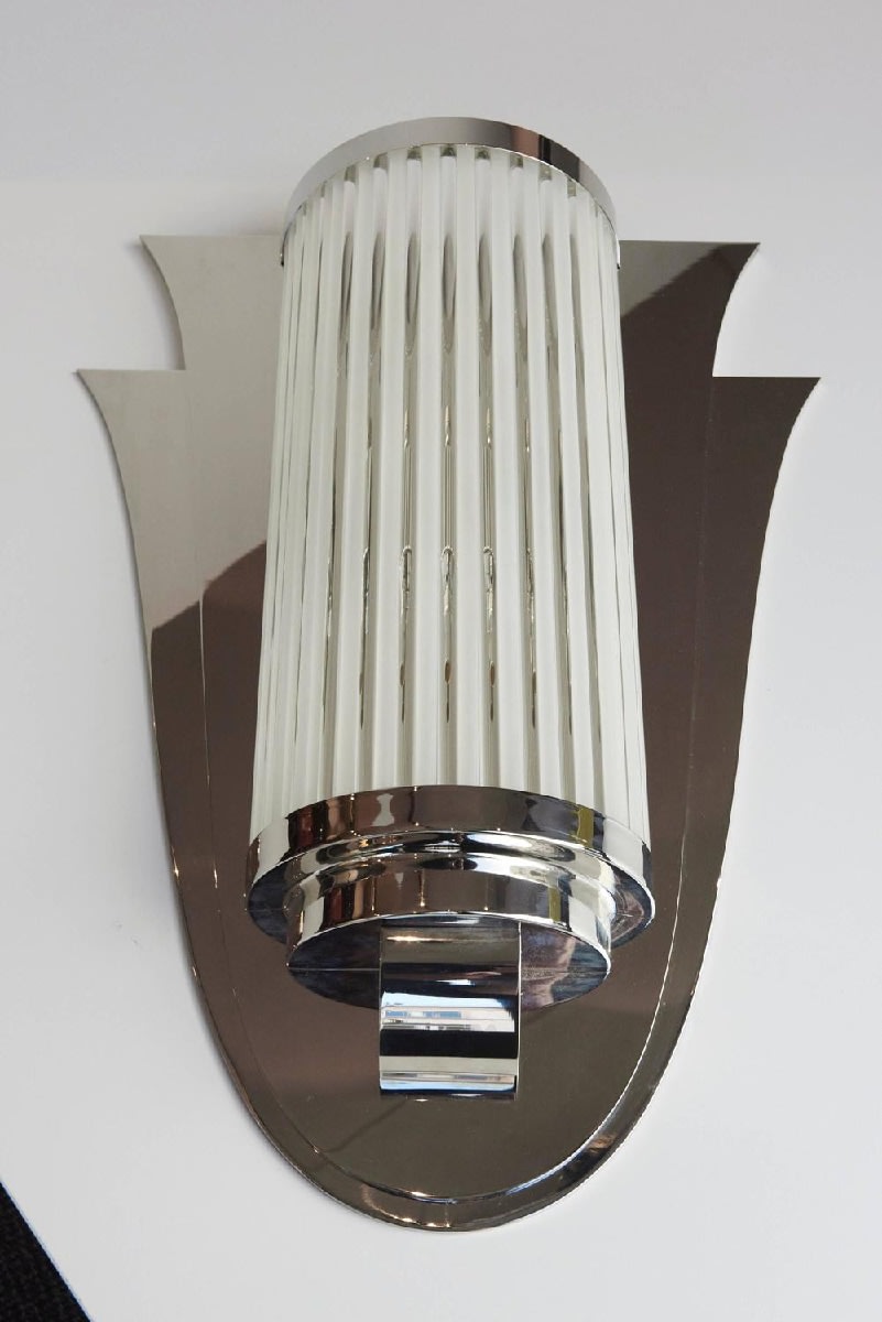 TRAVAIL ART DÉCO, Modernist Wall Sconces , 1940