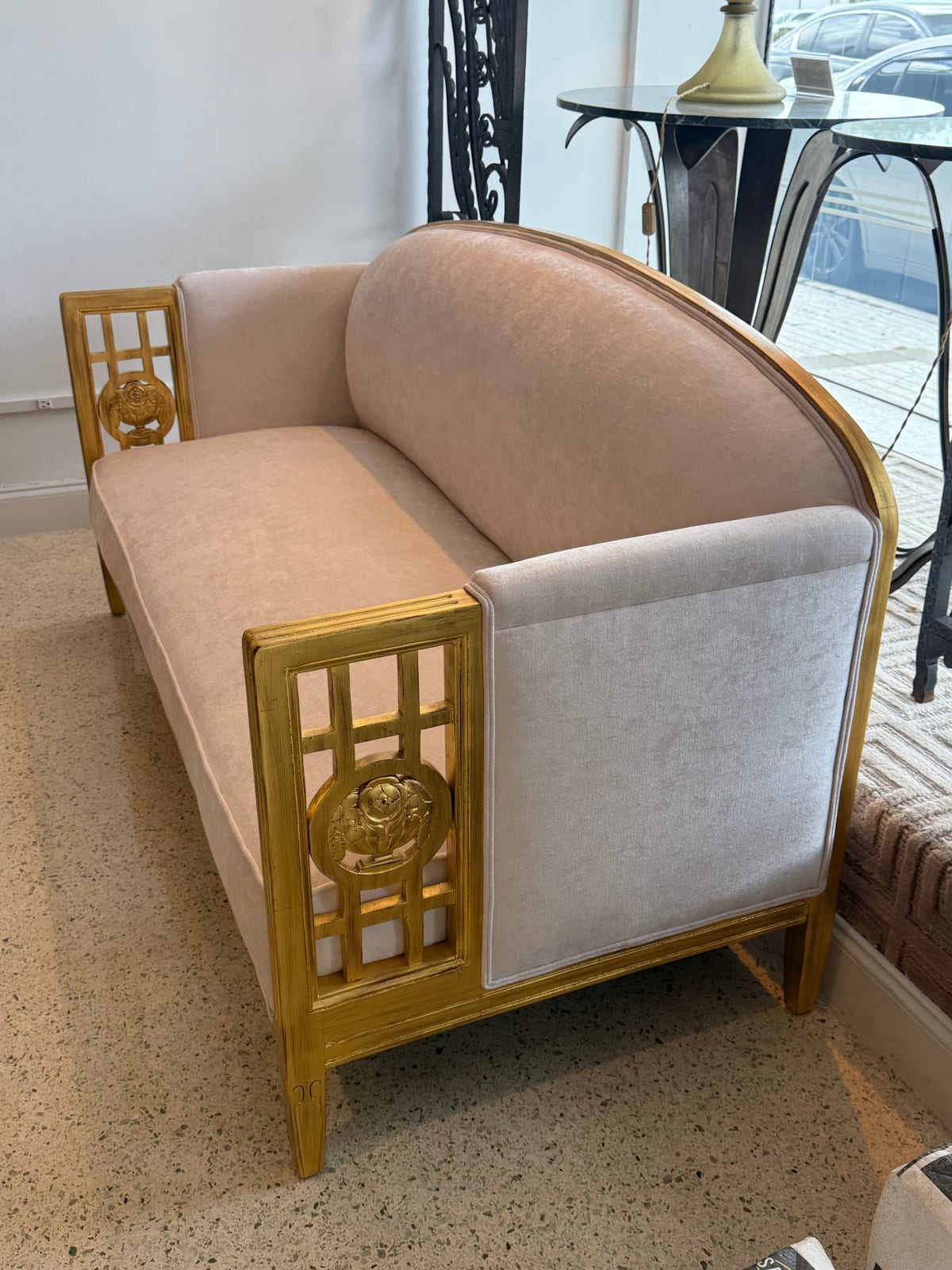 Paul Follot, Art Deco Gilded Salon Canapé (sofa), 1922