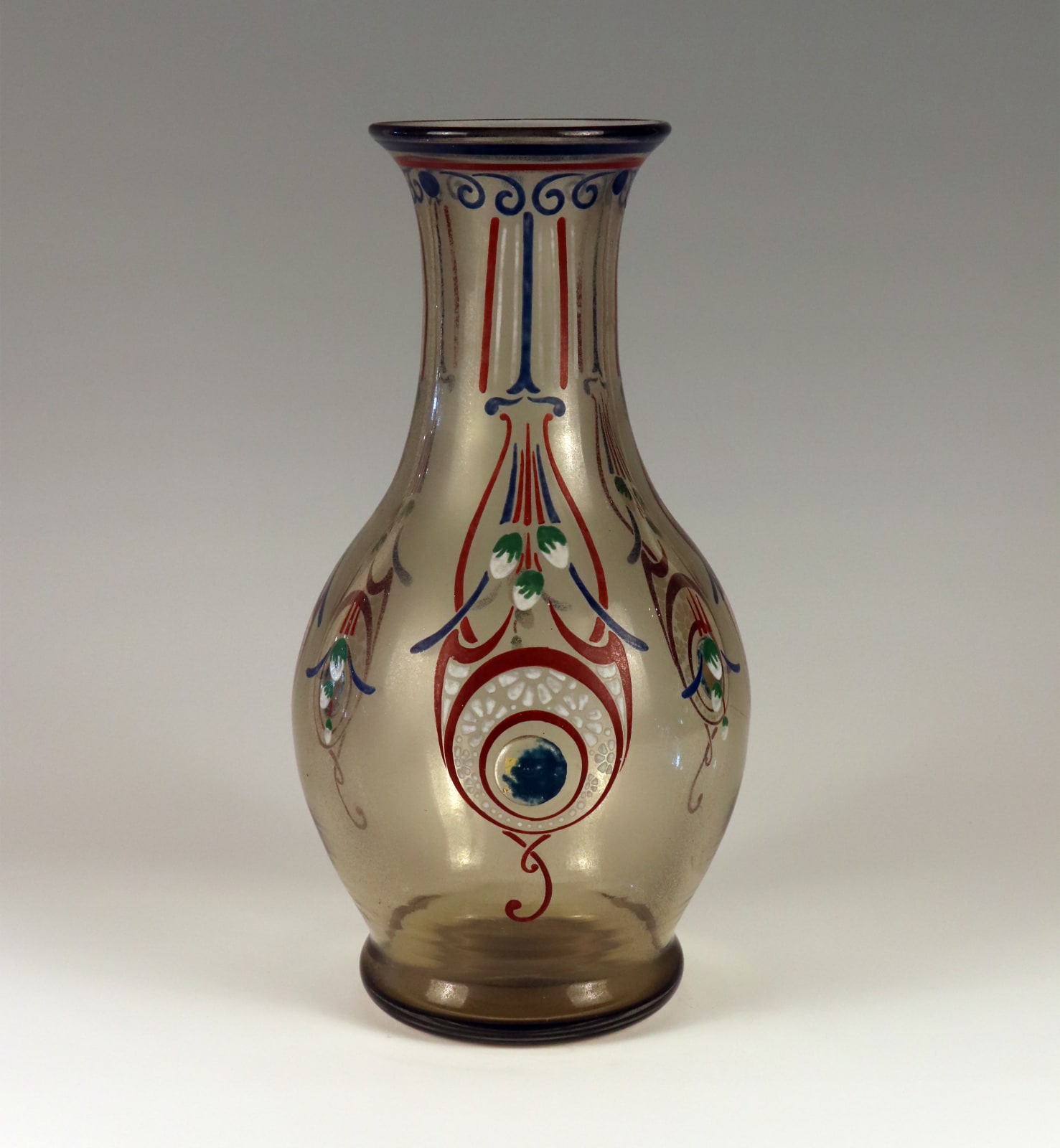 Charles Schneider, Art Deco Glass Enameled , 1918