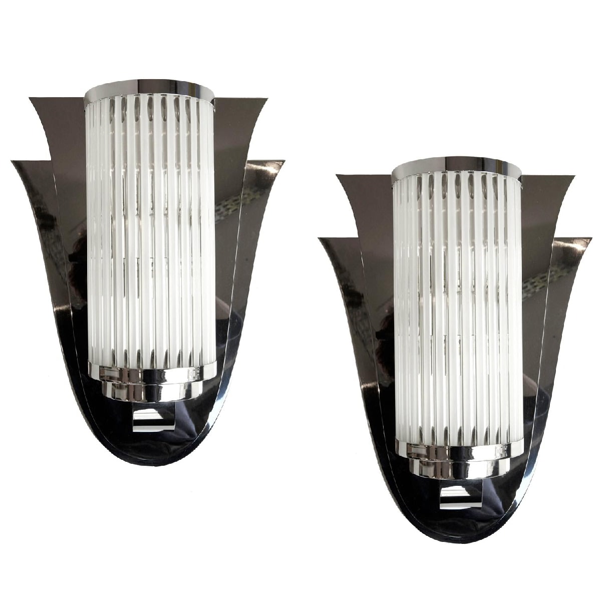 TRAVAIL ART DÉCO, Modernist Wall Sconces , 1940