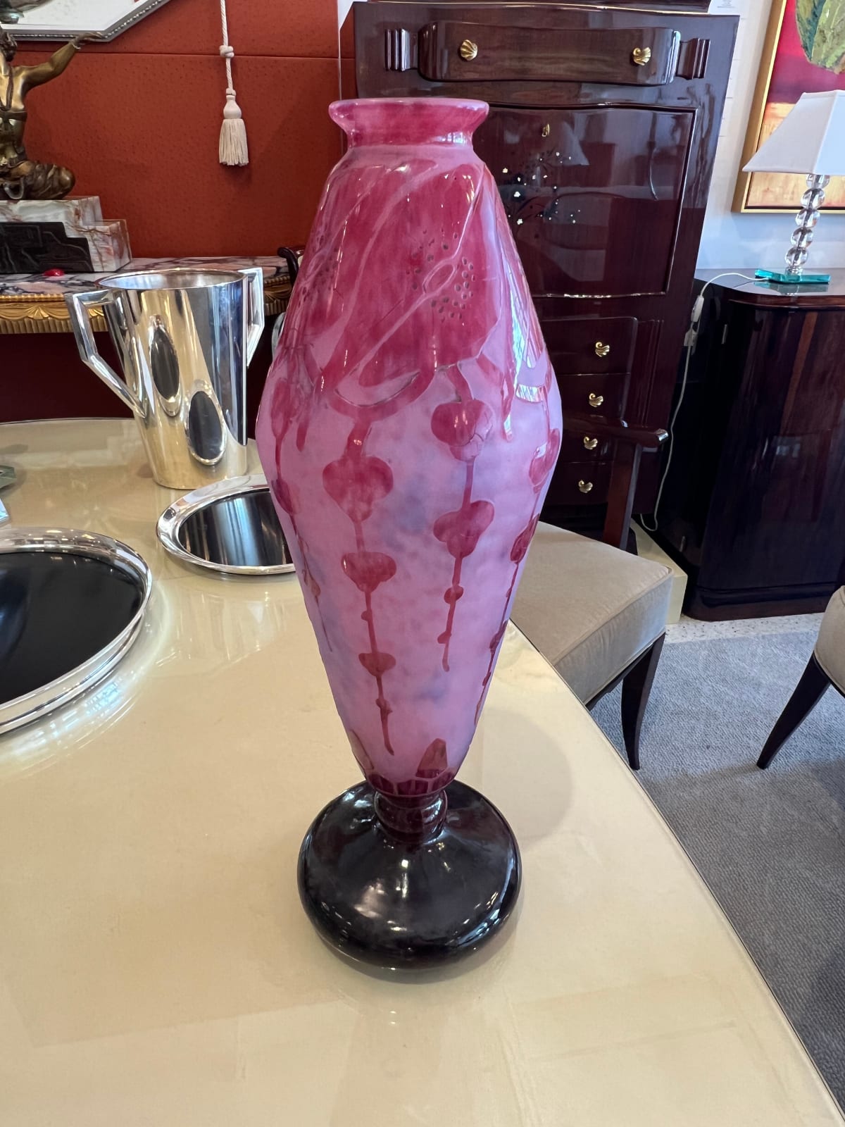 Le Verre Francais, Garance Vase, 1924