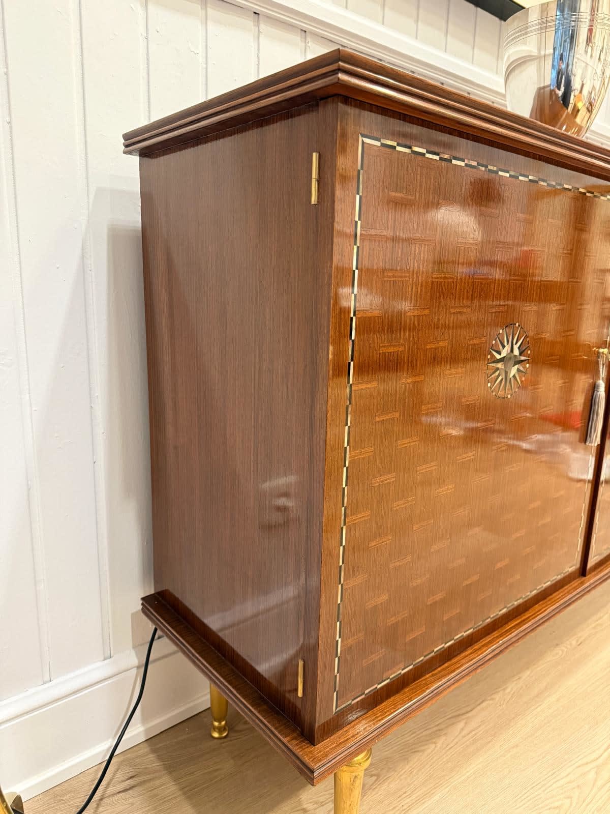 Jules Leleu, Art Deco Cabinet/Aparador, 1950