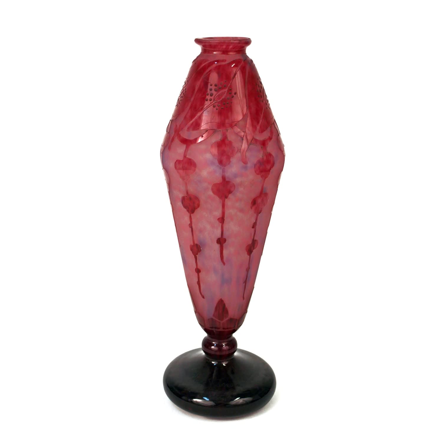 Le Verre Francais, Garance Vase, 1924