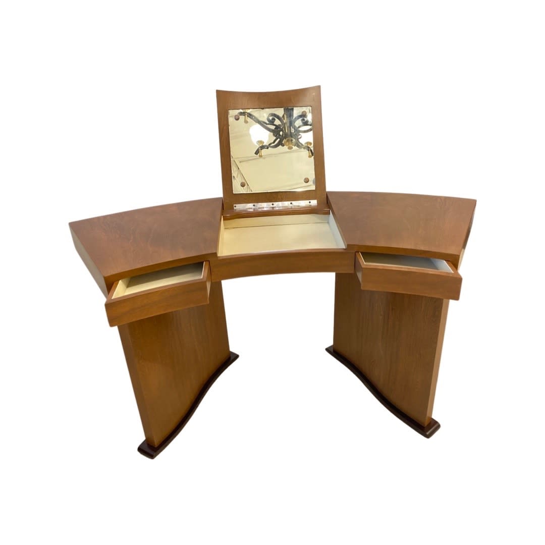 TRAVAIL ART DÉCO, Art Deco Vanity (coiffeuse) and Chair, 1930
