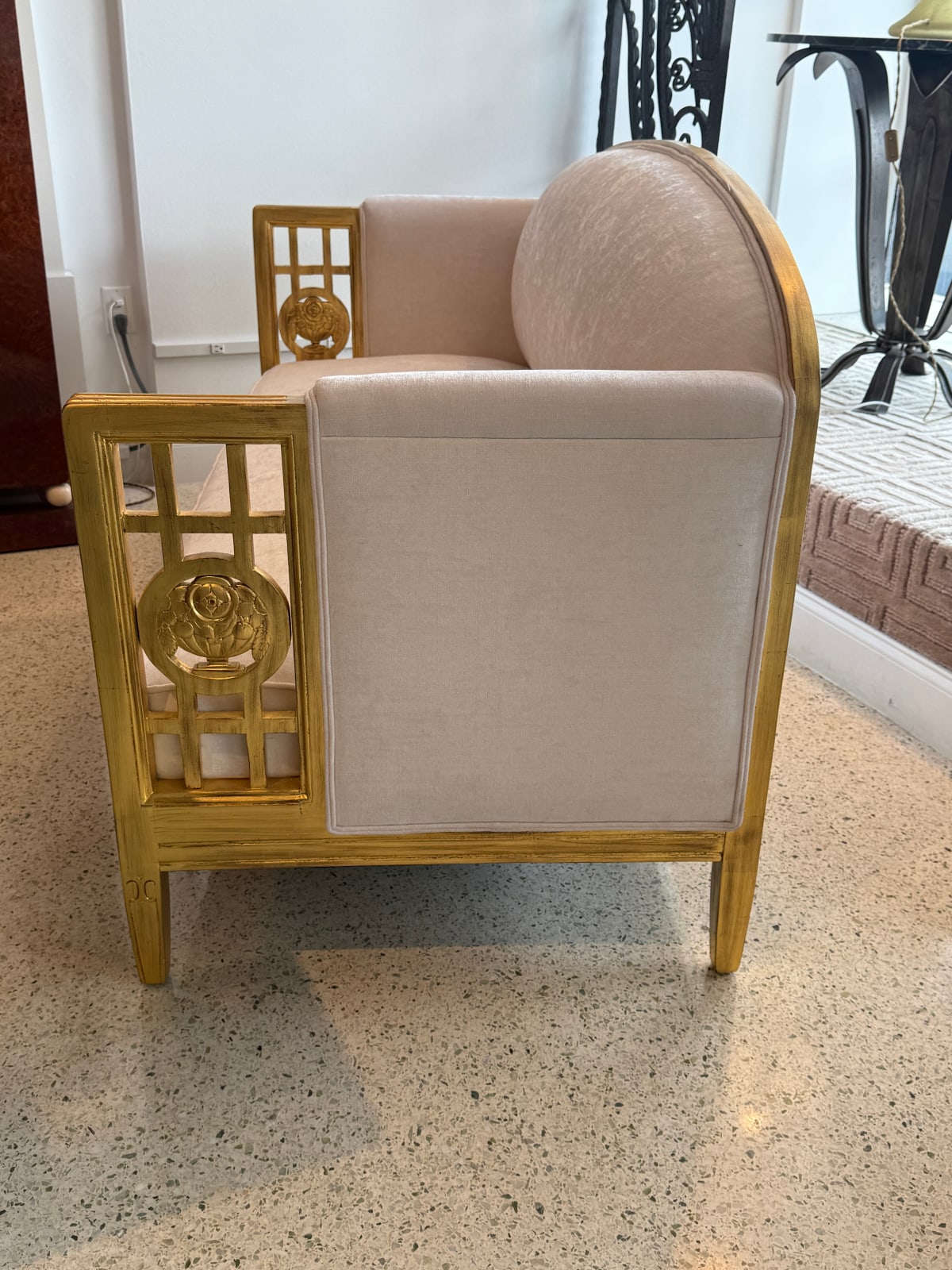 Paul Follot, Art Deco Gilded Salon Canapé (sofa), 1922