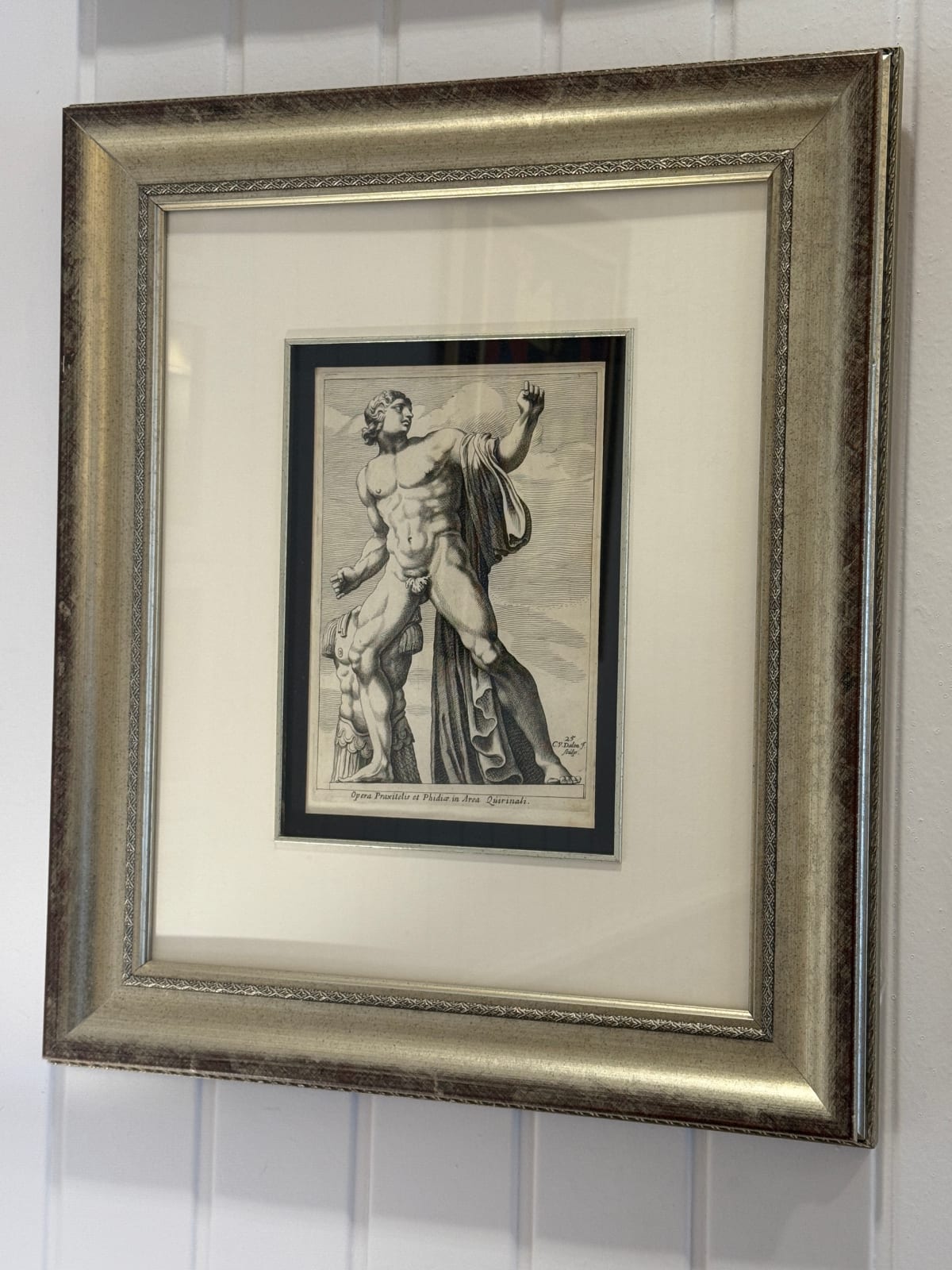 Cornelis van Dalen, Set of four Roman Gods Engravings , 1660