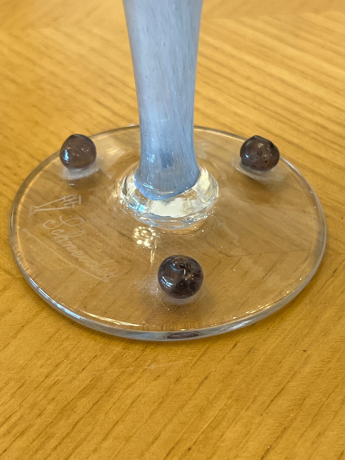 Charles Schneider, Art Deco Bijoux Glass Vase, 1930