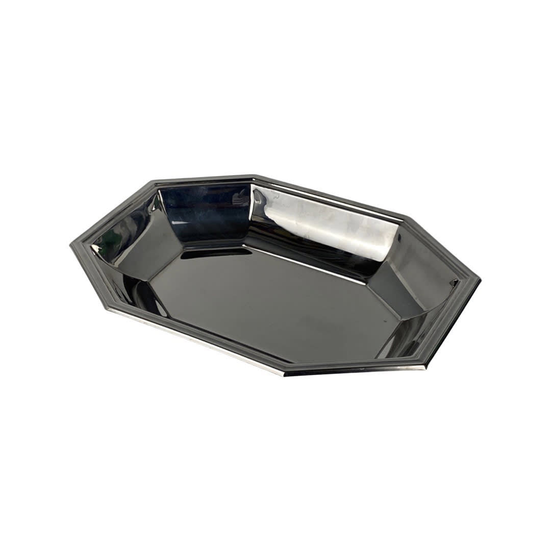 Jean Couzon, Stainless Steel Tray, circa 1980