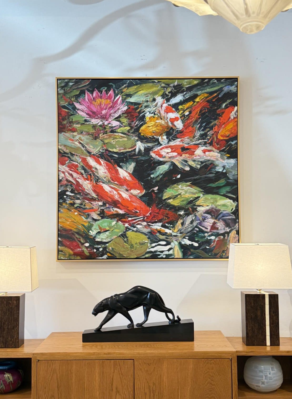 Eric Alfaro, Koi Fish Pond, 2021