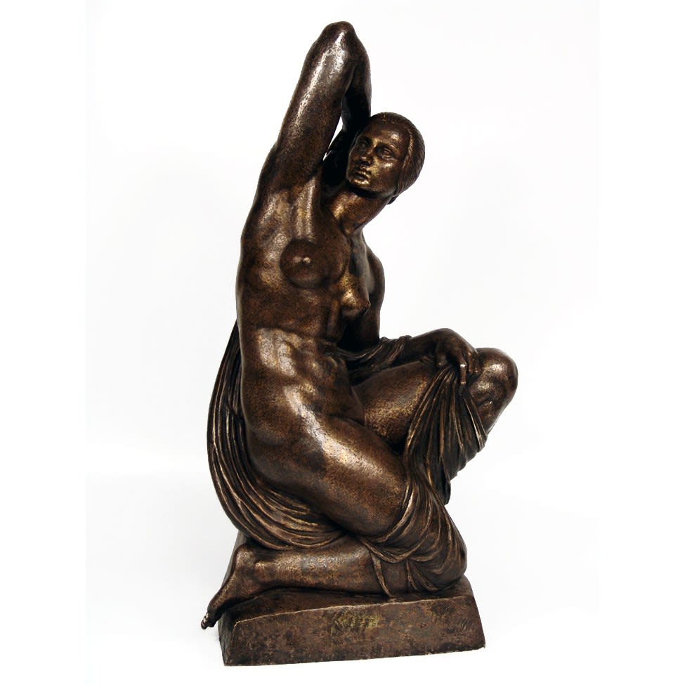 Joe Descomps, Art Deco Greek Nude, 1928