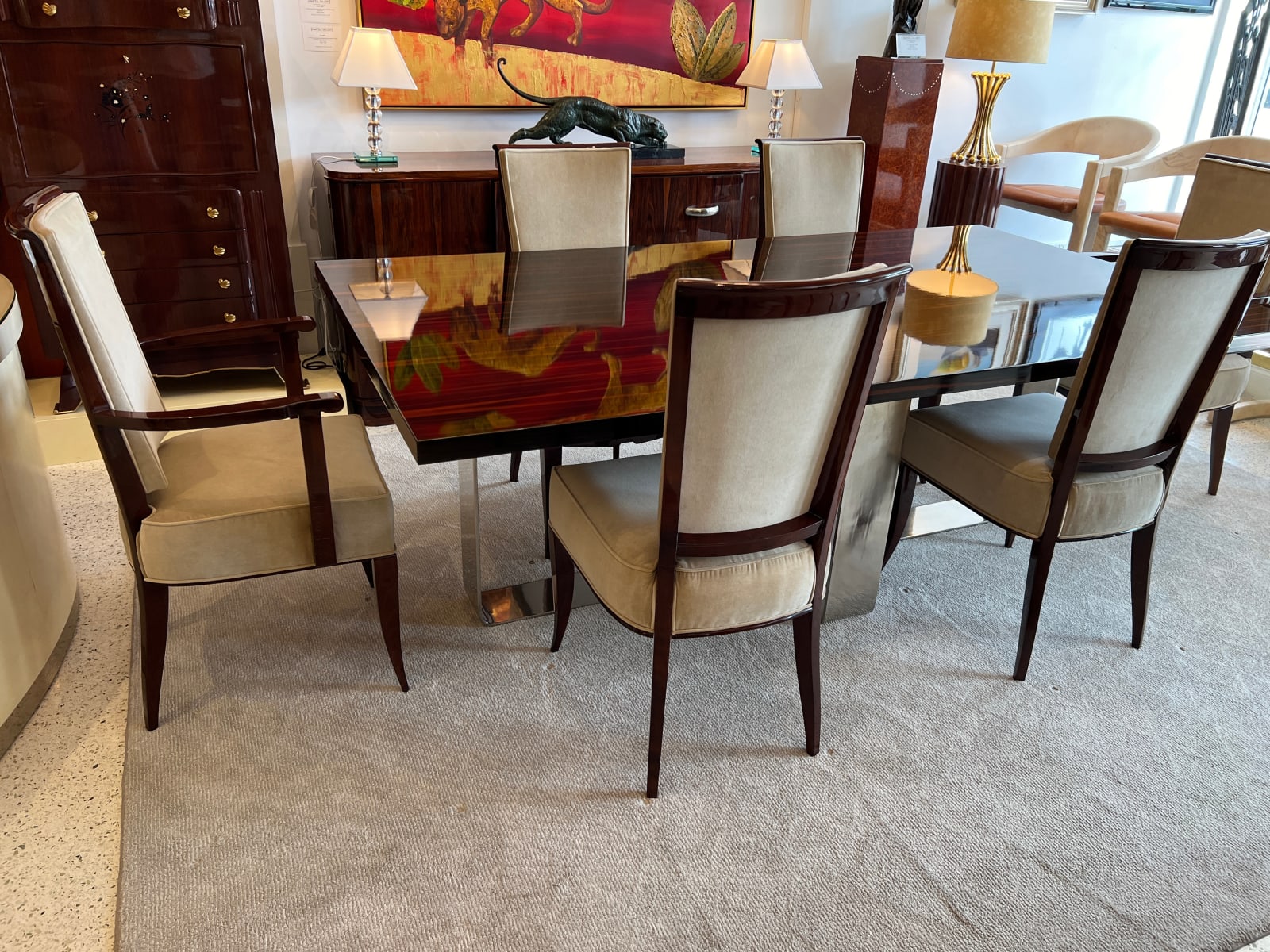 Andre Mercier, Makassar Dining Table , 1930