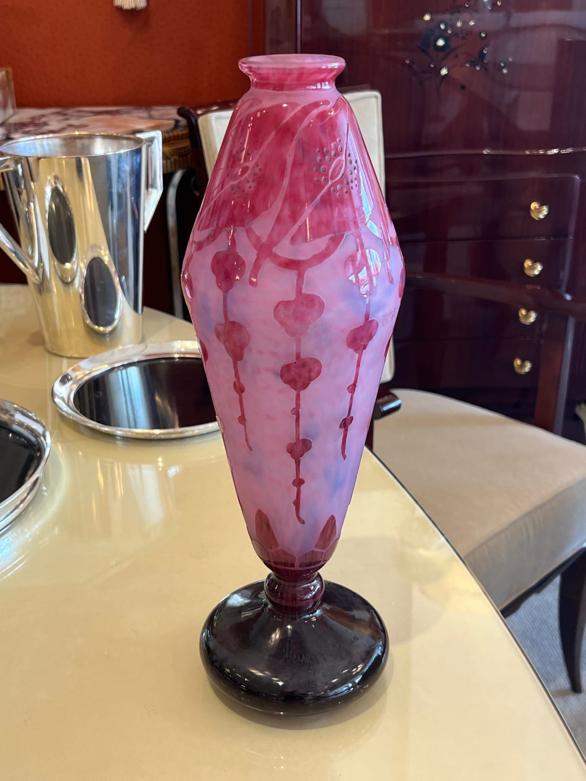 Le Verre Francais, Garance Vase, 1924