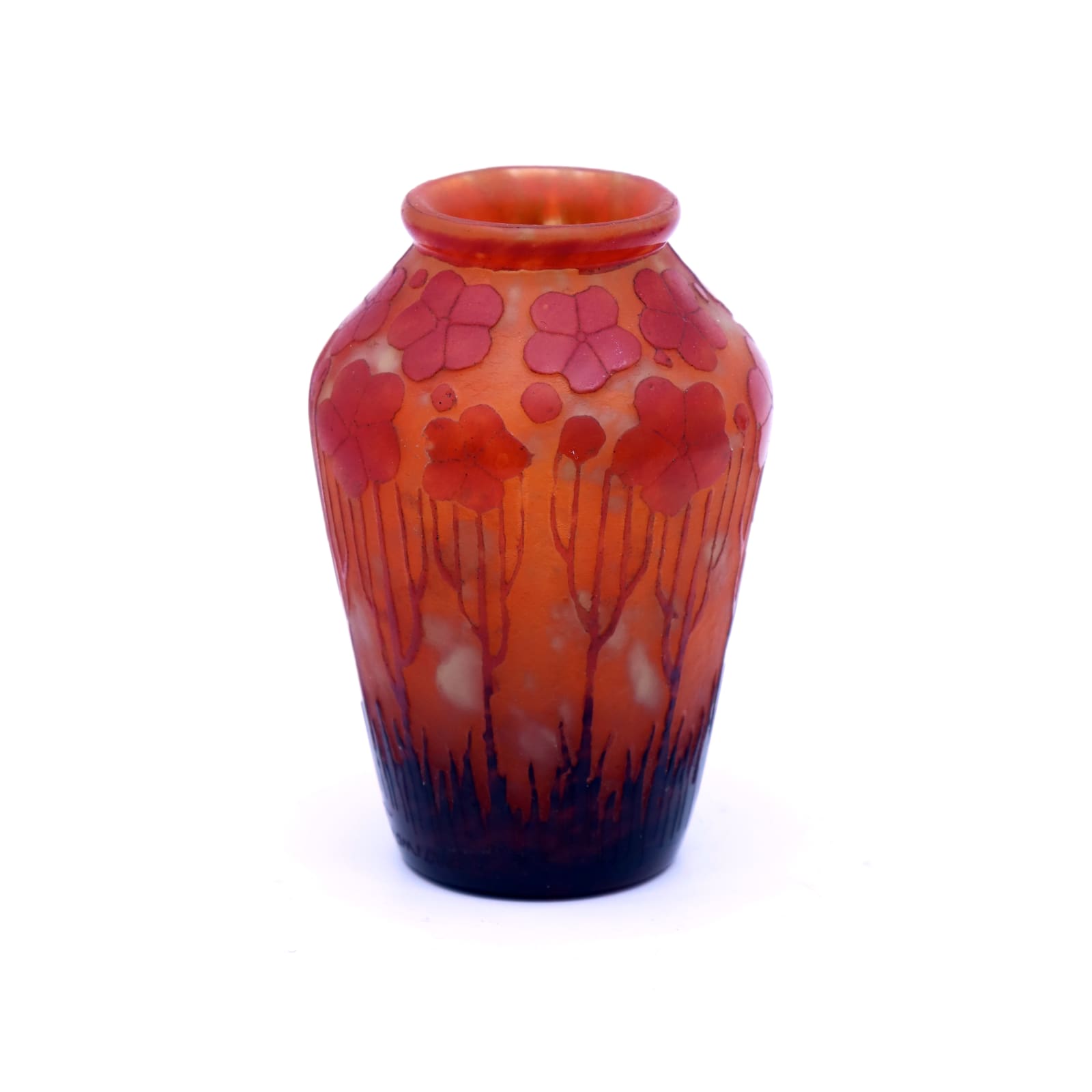 Le Verre Francais, Bijoux Cardamines Vase, 1925