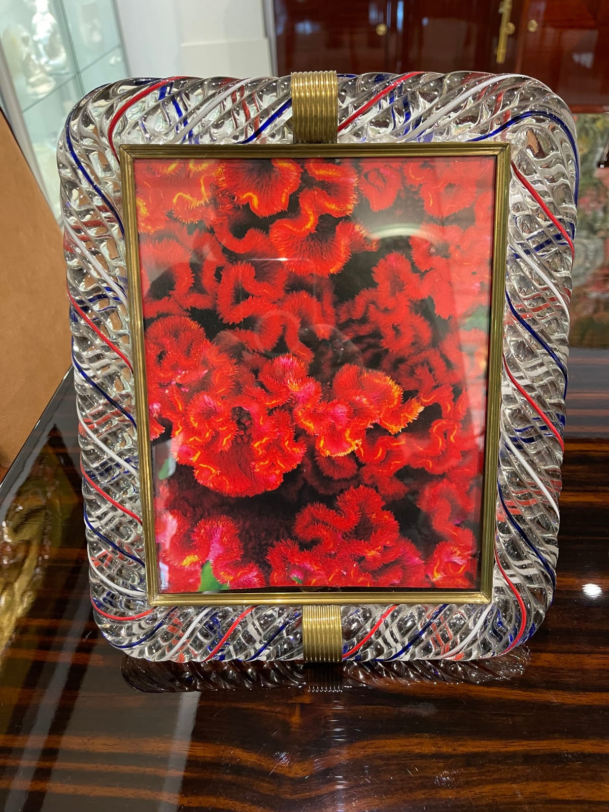 Venini, Murano Glass Photo Frame, 1950
