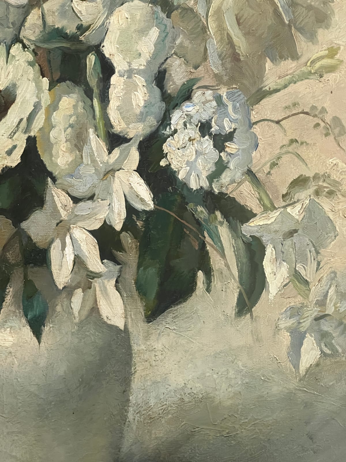 Clement Serveau, White Flowers Bouquet, 1937