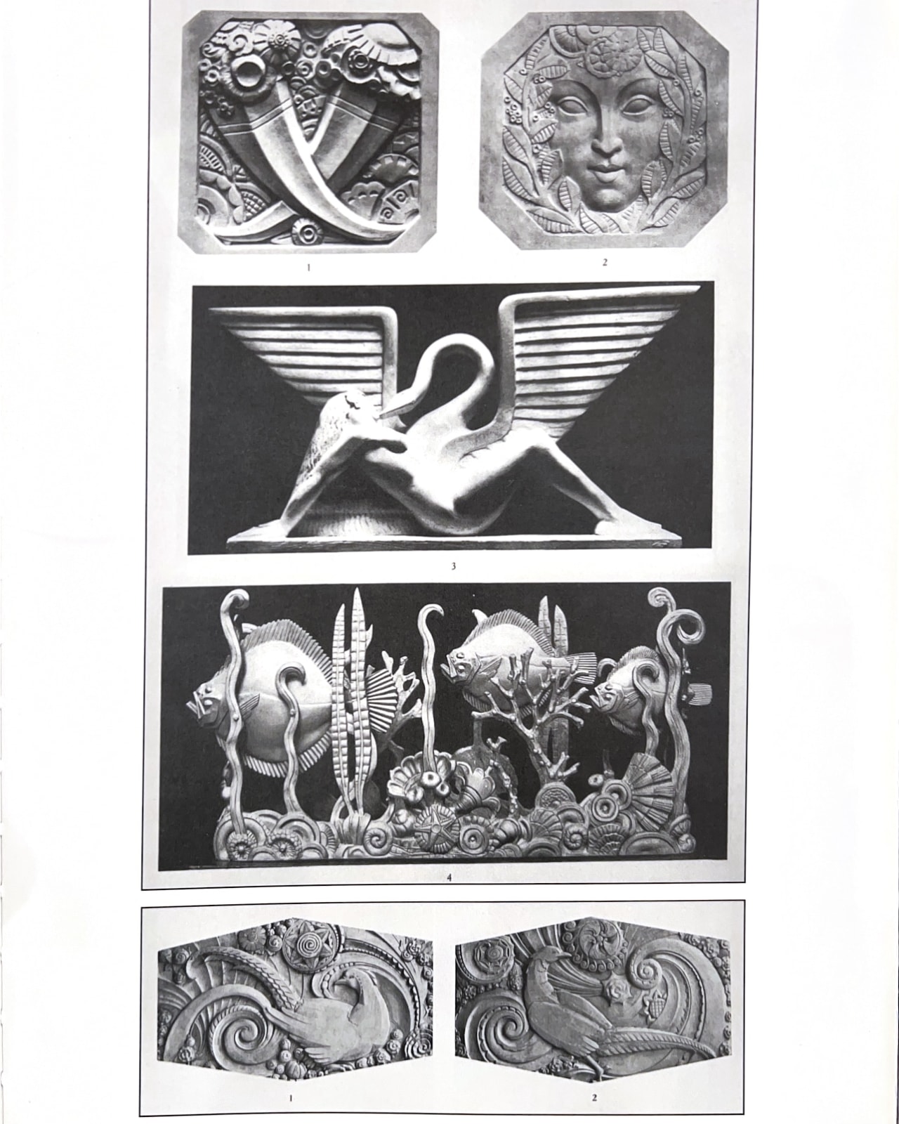 Marcel Bouraine, Turbot Illuminated Sculpture , 1925