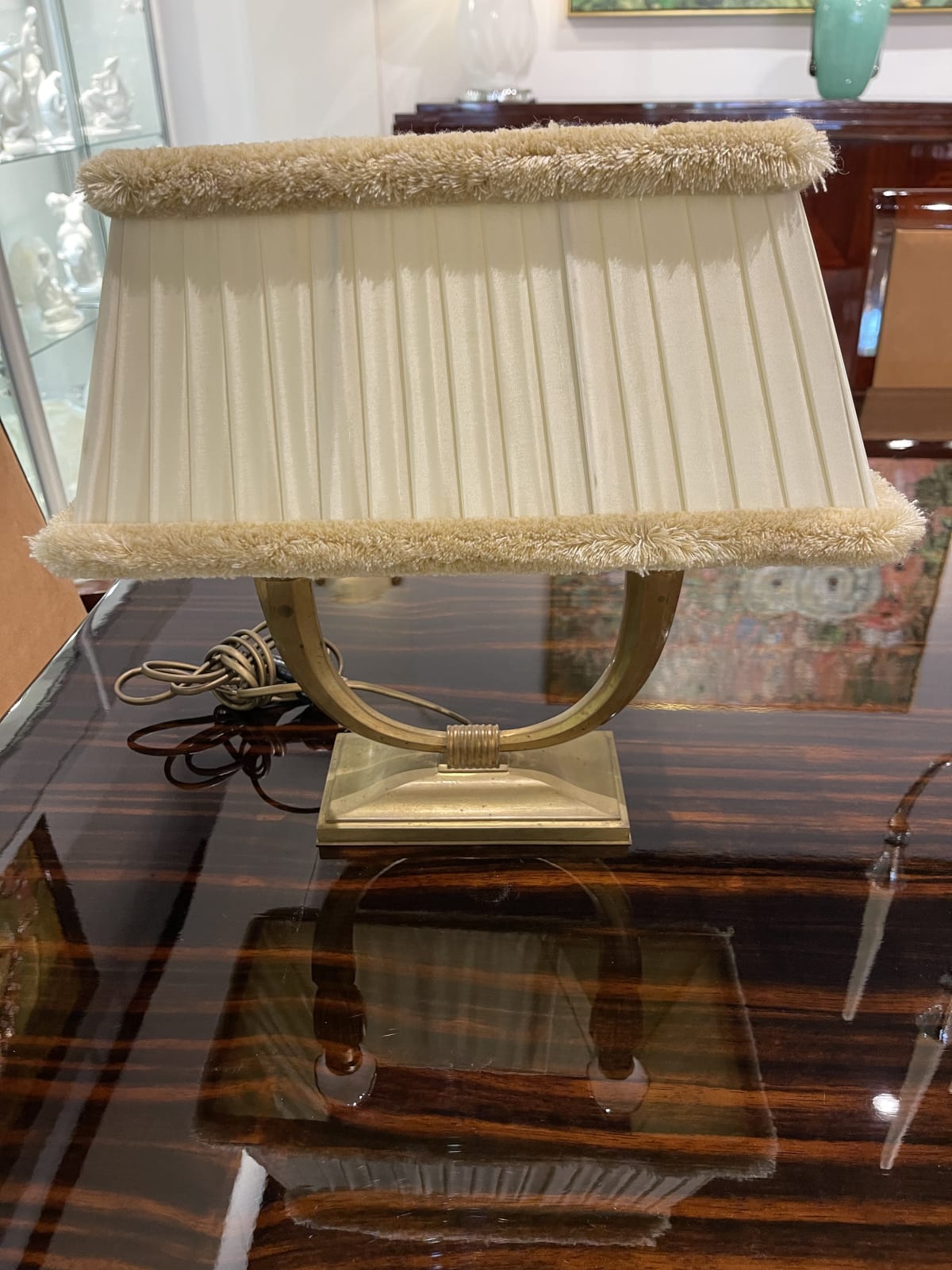 Dominique Paris, Bronze Table Lamp, 1925