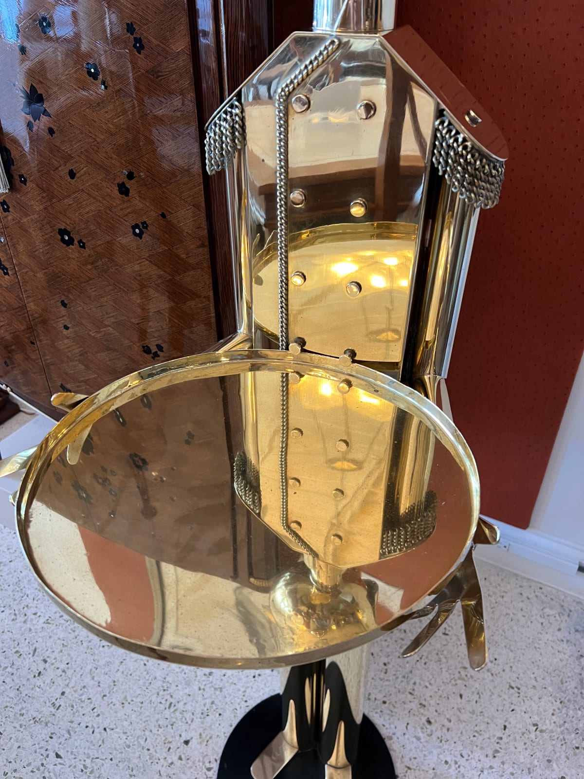 Hagenauer, Franz, Brass Bell Boy Sculpture, circa 1940