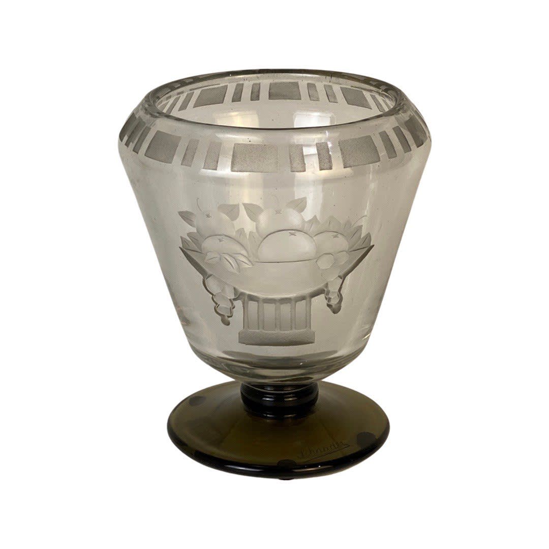 Charles Schneider, Corbeille Coupe/Vase, circa 1928