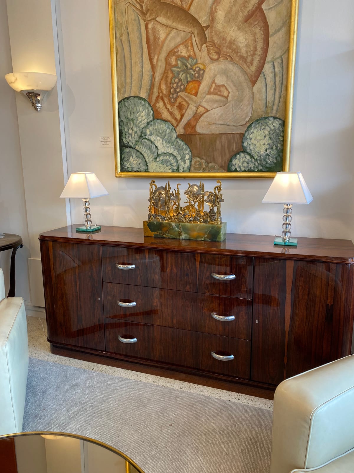 Jacques Adnet, Rosewood Sideboard, 1930
