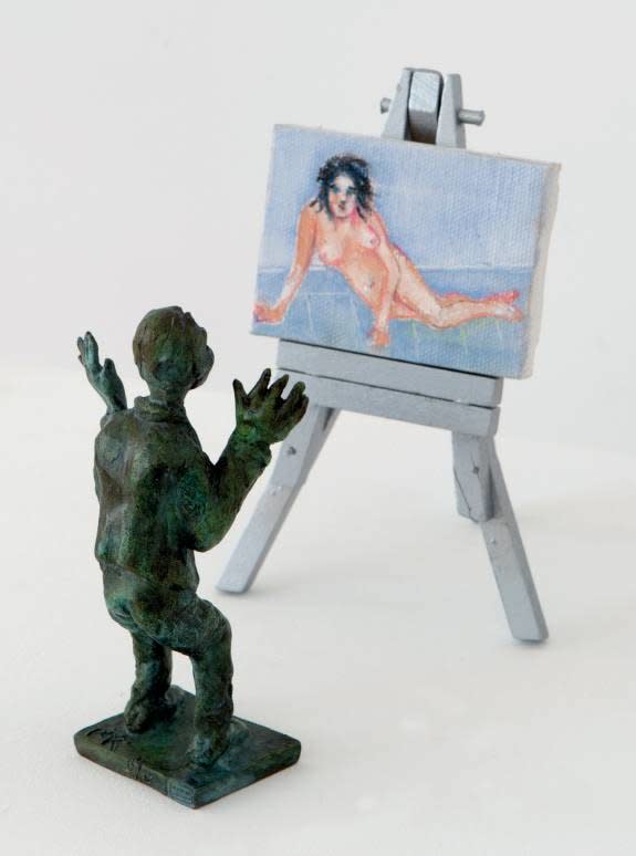 Martial Raysse, AH CIEL ! MILIE BLUE, 2014