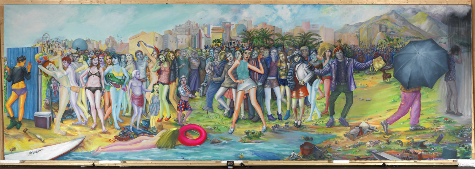 Martial Raysse, Ici Plage, comme ici-bas, 2012