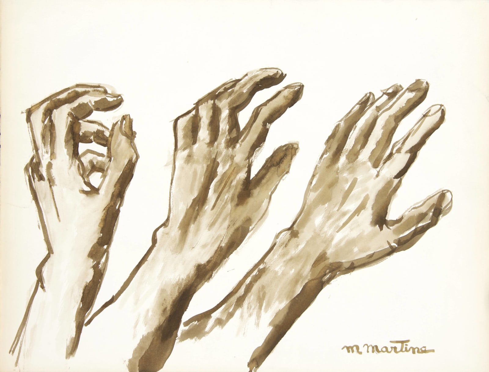 Martine Martine, Les Mains bistres III, 1984