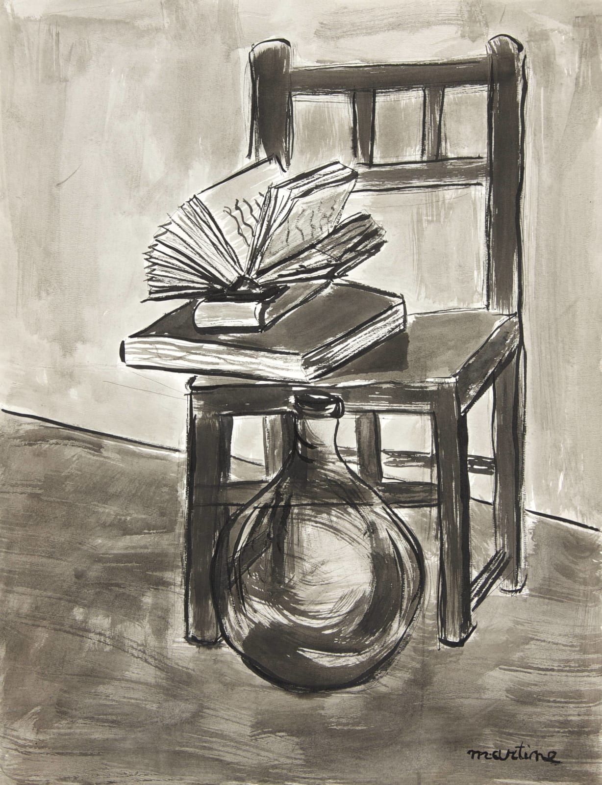 Martine Martine, Livres sur la chaise et bonbonne, 1977